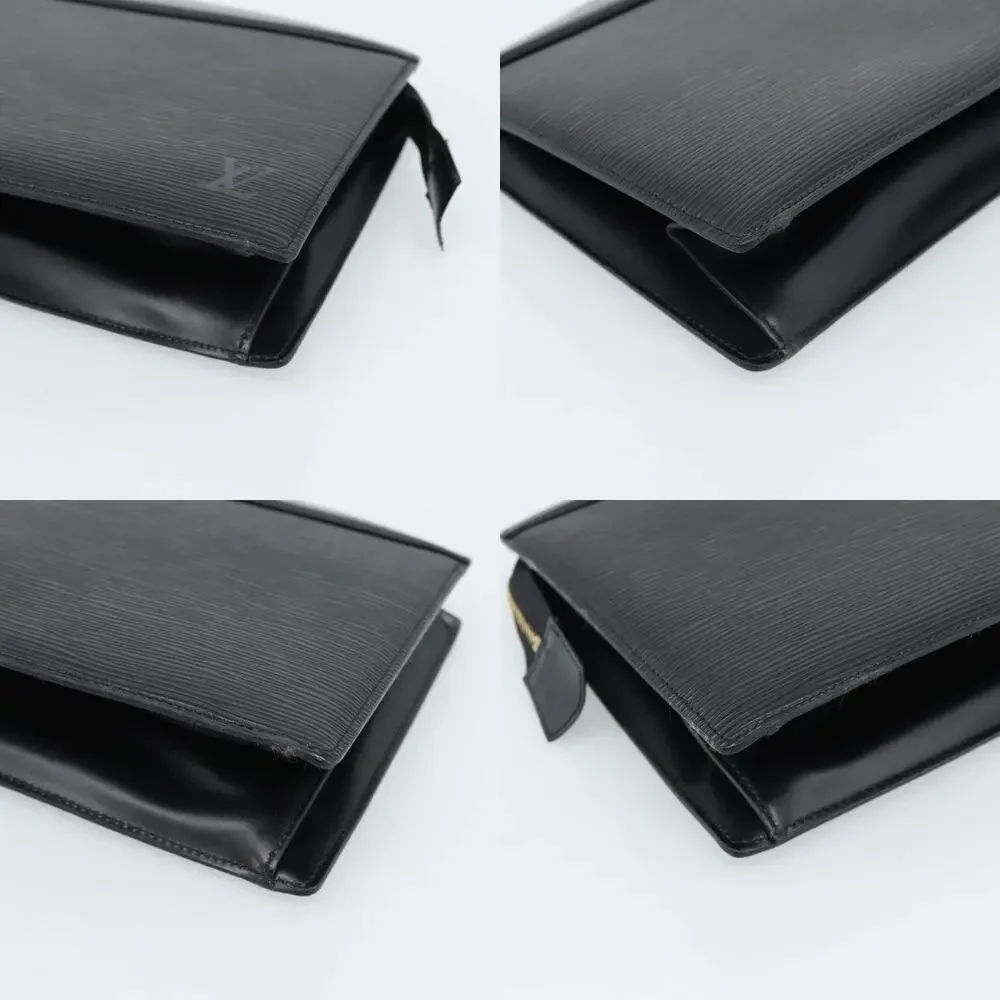 Louis Vuitton Epi Trousse Crete Pouch Black